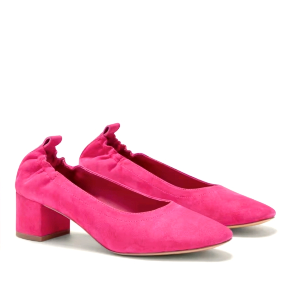 Everlane Pink Block Heel Shoes